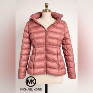 🧥 Michael Kors Blush Light Puffer Coat